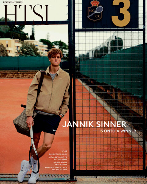 Jannik Sinner covers How To Spend It April 27th, 2024 by Antoni Ciufo
