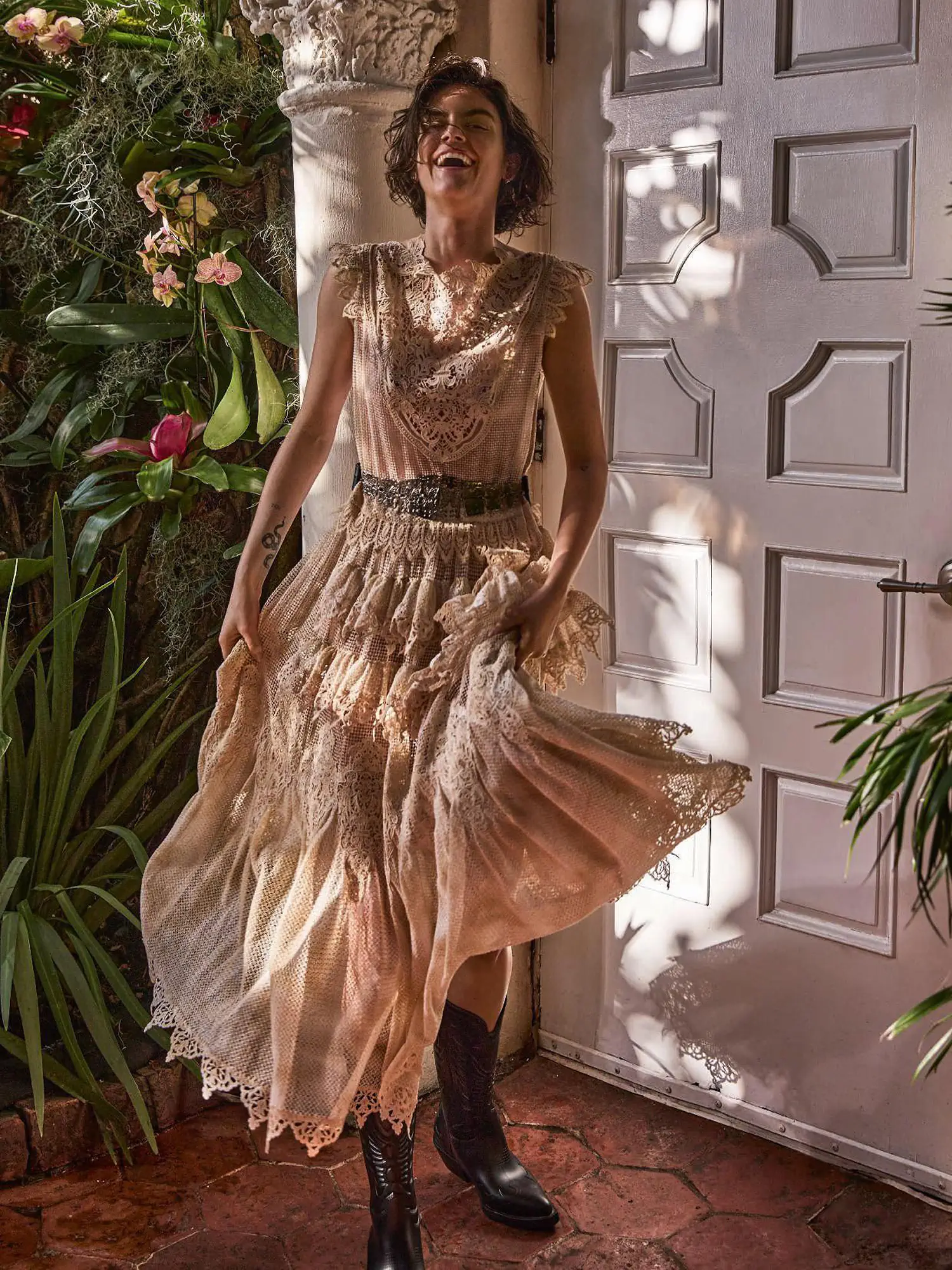 Kristen Coffey by Simon Upton for Elle Italia April 25th, 2024
