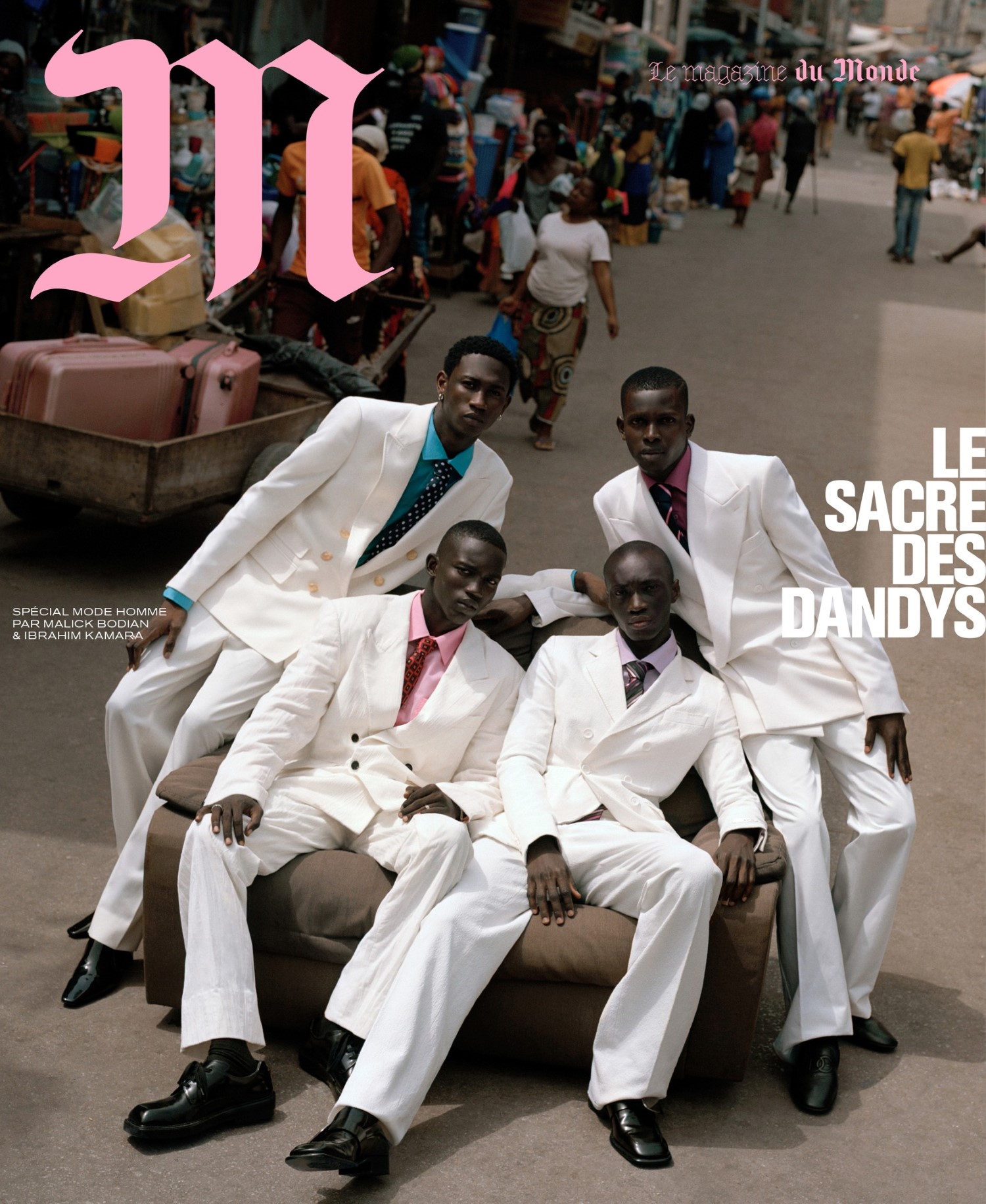 M Le magazine du Monde April 6th 2024 celebrates men's fashion