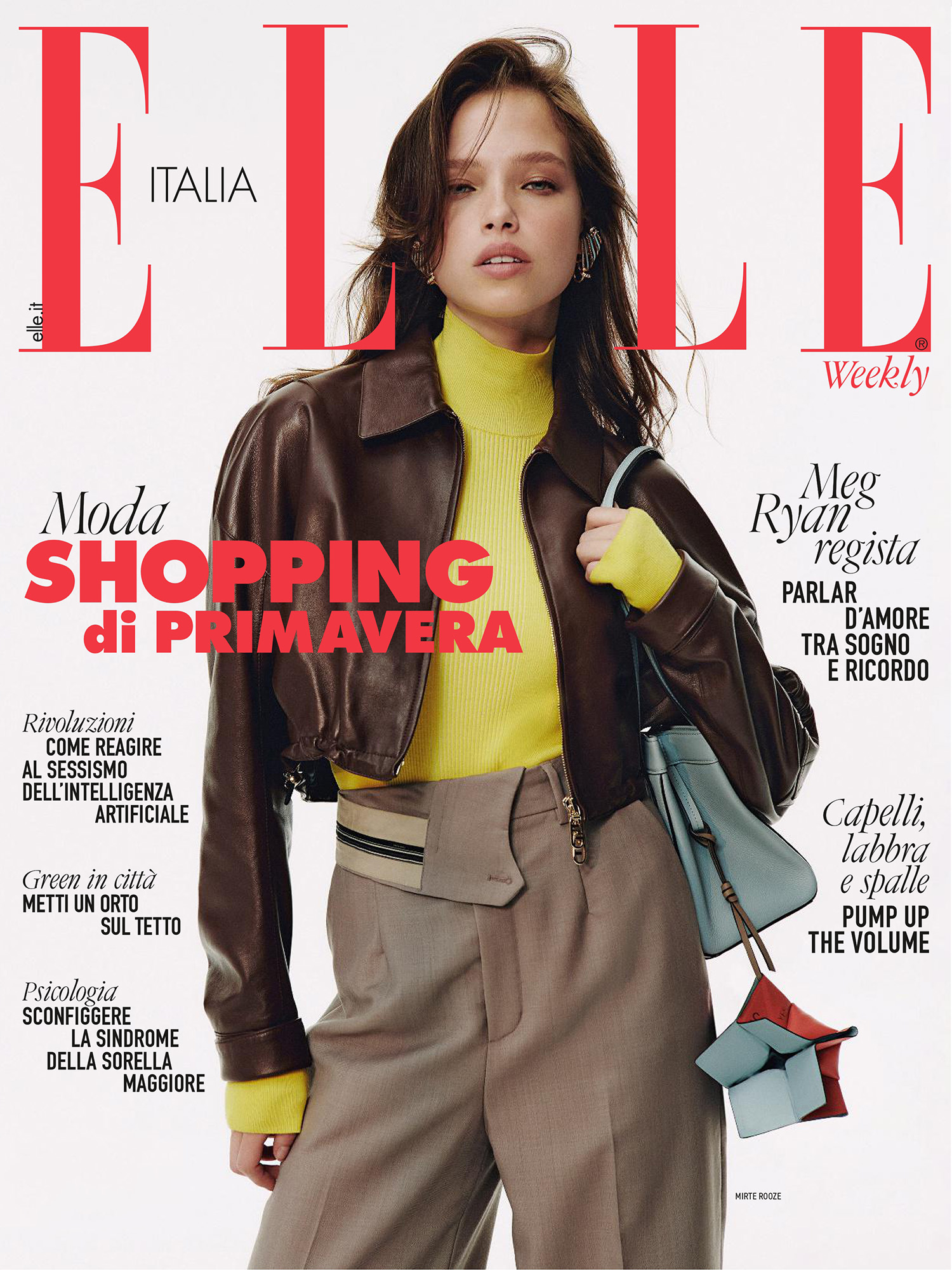 Mirte Rooze covers Elle Italia April 4th, 2024 by Federico D’Amico
