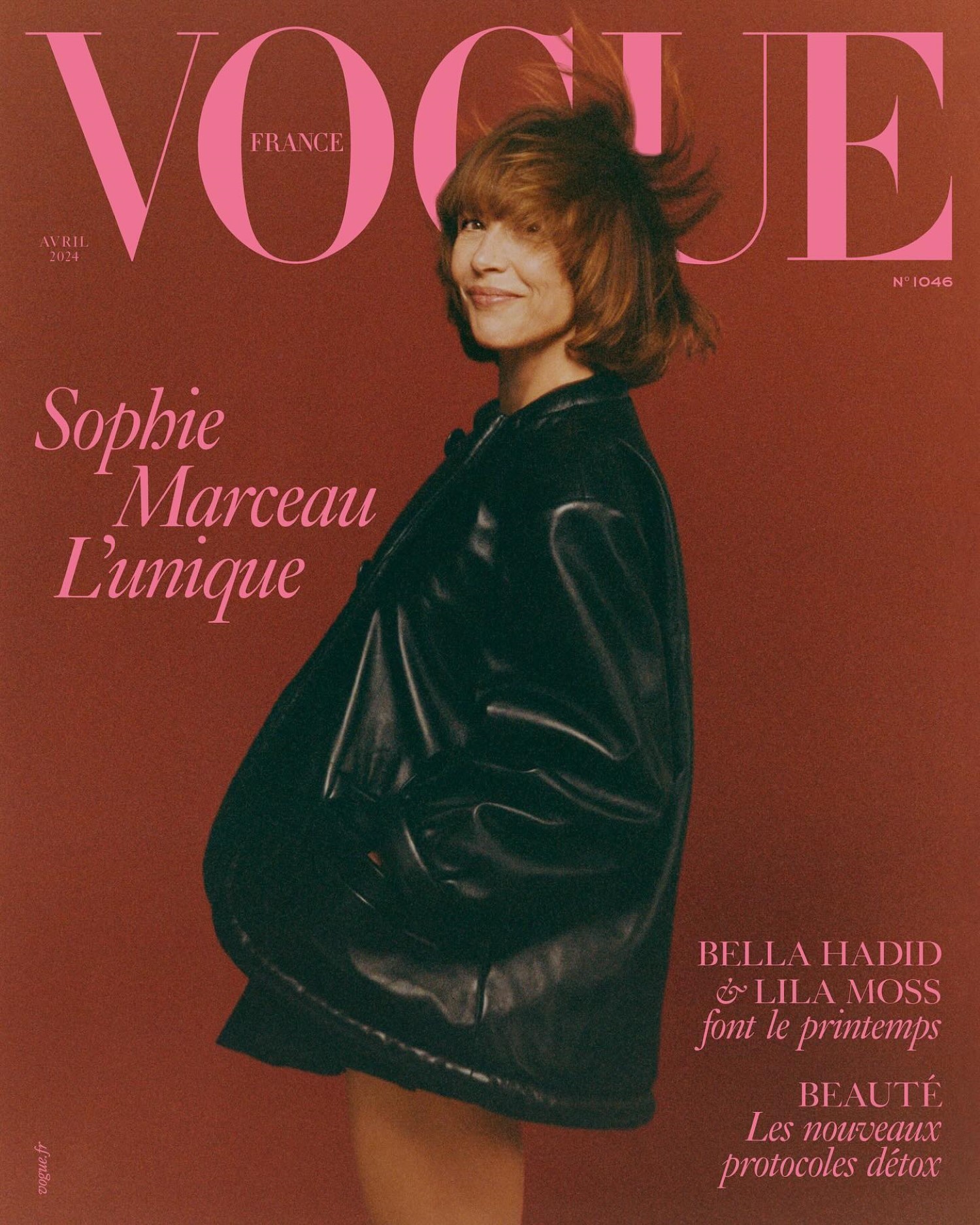 Sophie Marceau covers Vogue France April 2024 by Quentin de Briey