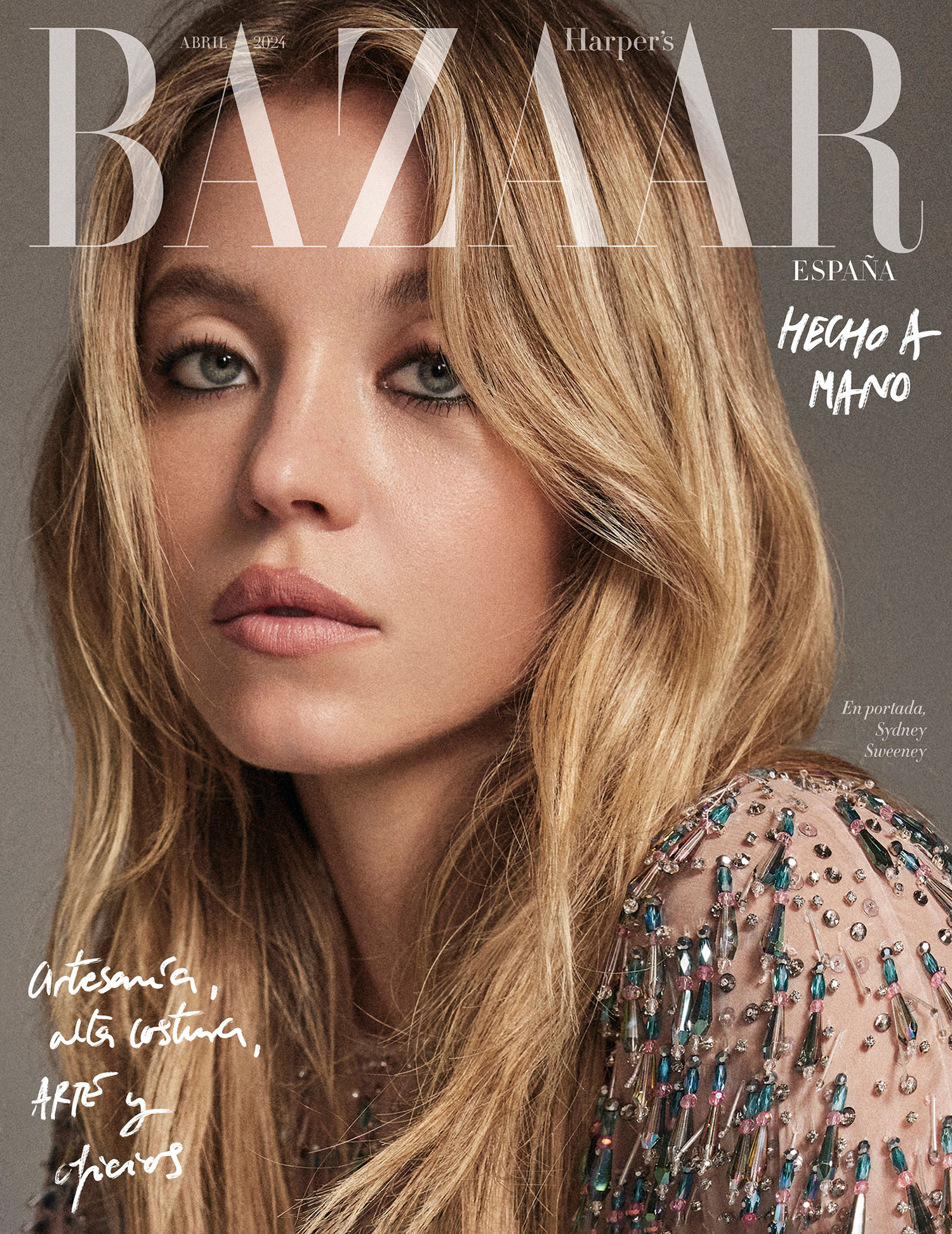 Sydney Sweeney covers Harper’s Bazaar Spain April 2024 by David Roemer