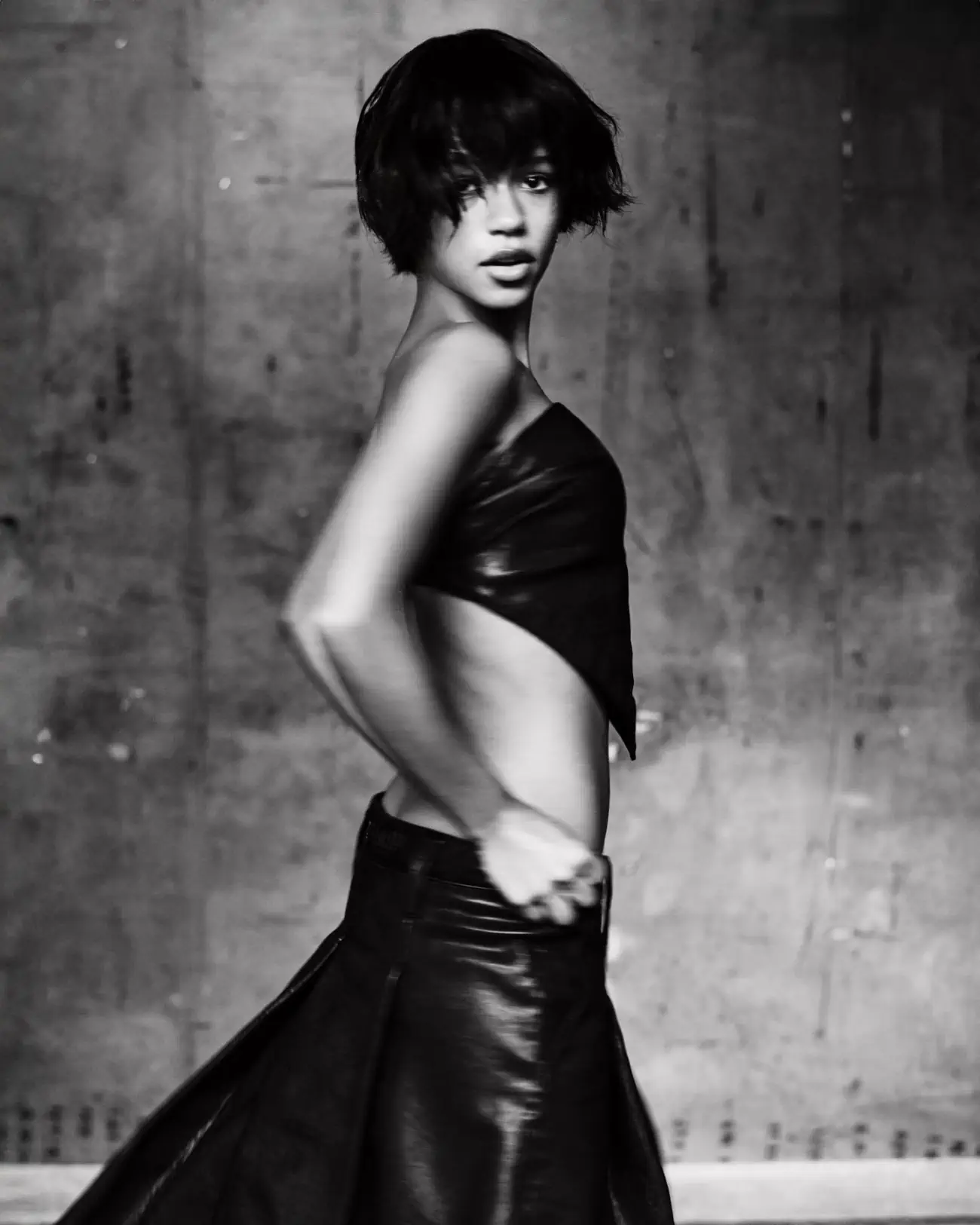 Taylor Russell covers Vogue Italia March 2024 by Paolo Roversi