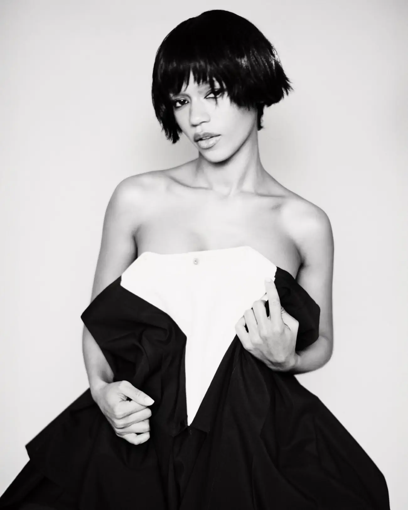 Taylor Russell covers Vogue Italia March 2024 by Paolo Roversi