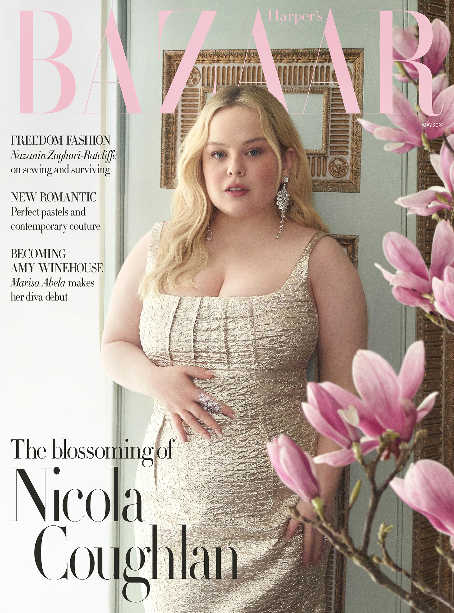 Nicola Coughlan covers Harper’s Bazaar UK May 2024 by Agata Pospieszynska