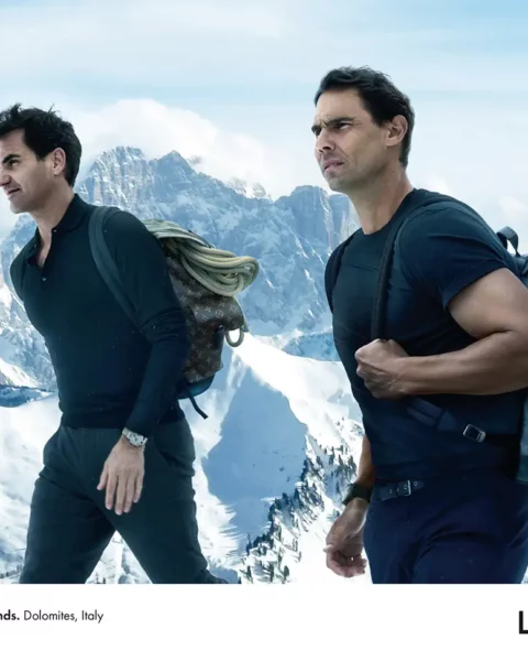 Roger Federer and Rafael Nadal soar to new heights in Louis Vuitton's ''Core Values'' campaign