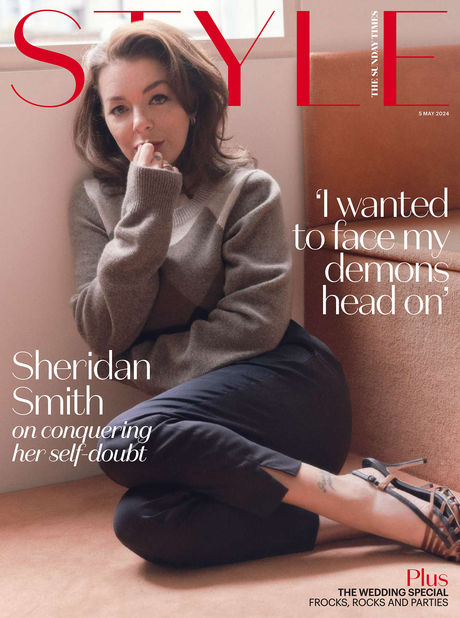 Sheridan Smith covers The Sunday Times Style May 5th, 2024 by Matt Healy