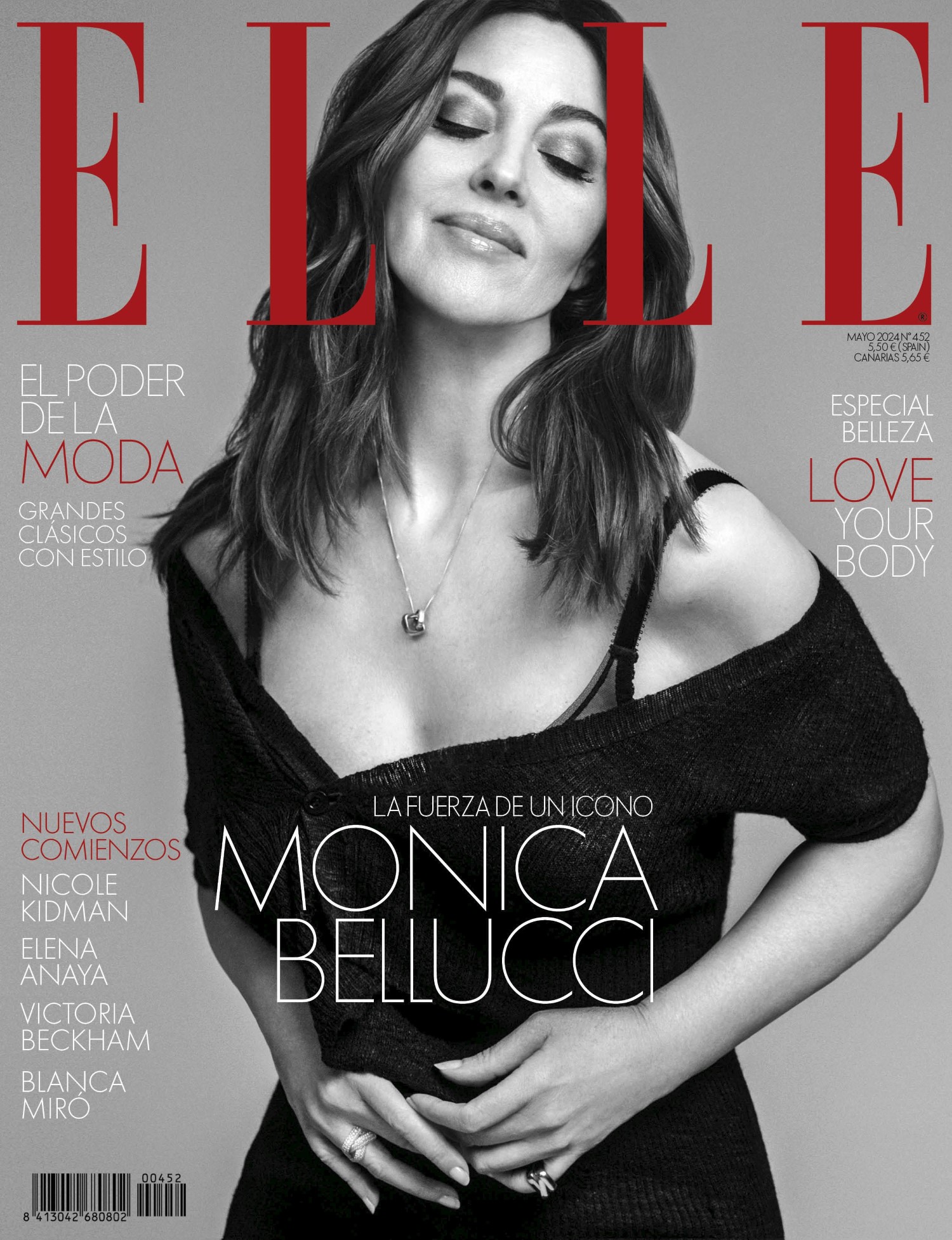 Monica Bellucci covers Elle Spain May 2024 by Juankr